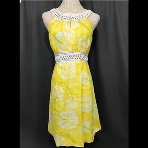 - Lilly Pulitzer “Brie” Dandelion Yellow Linen Dress